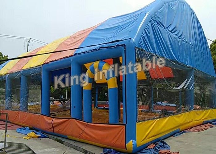 OEM dostosowany kolorowy gigantyczny nadmuchiwany namiot imprezowy, komercyjne nadmuchiwane namioty
