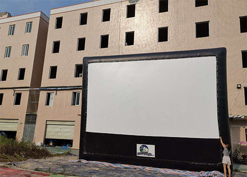29-metrowy duży nadmuchiwany ekran filmowy / nadmuchiwany ekran kinowy do jazdy samochodem